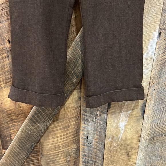Rue21 brown herringbone tweed cropped pants size 7/8. -A11 - Picture 4 of 9